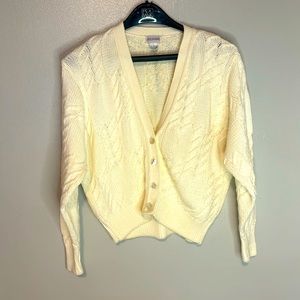 Lady Sansabelt women’s sweater size large 100% cotton in excellent condition